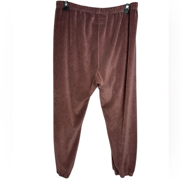 The Great. Microterry Track Jogger Pants in Vintage Mulberry Purple Size 2 - Picture 7 of 12